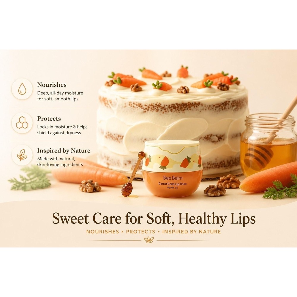 Carrot Cake Lip Bee Balm